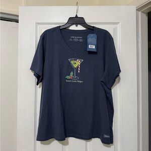 NWT Life Is Good Christmas T-Shirt Size XXXL